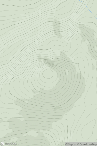 Thumbnail image for Dooish (An Dubhais) [Derryveagh, Glendowan] showing contour plot for surrounding peak